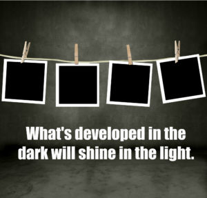 The Darkroom developed in the dark